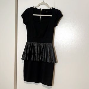 Green Envelope Black Party Dress